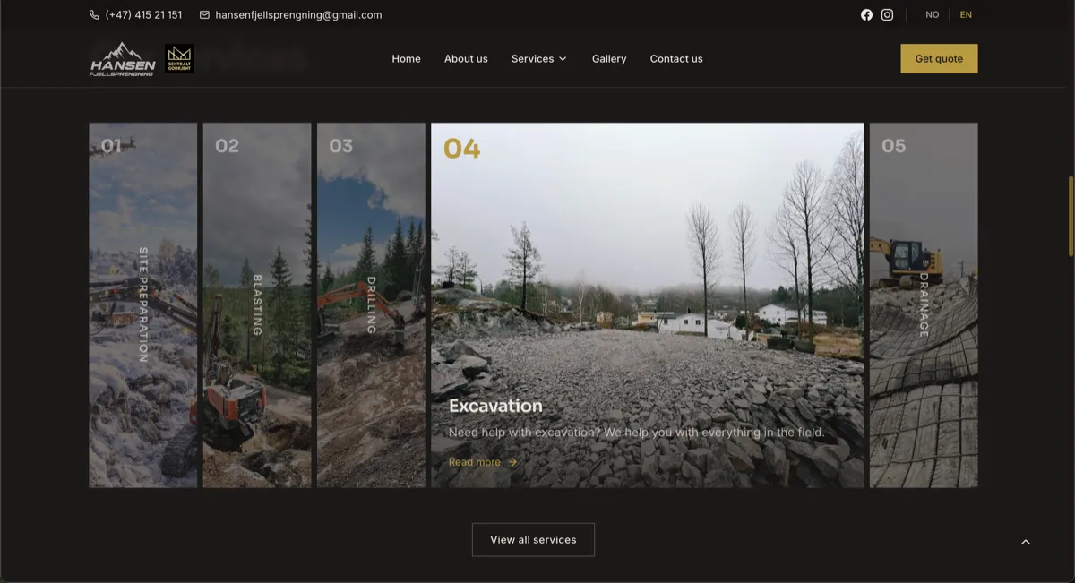 Hansen Fjellsprengning